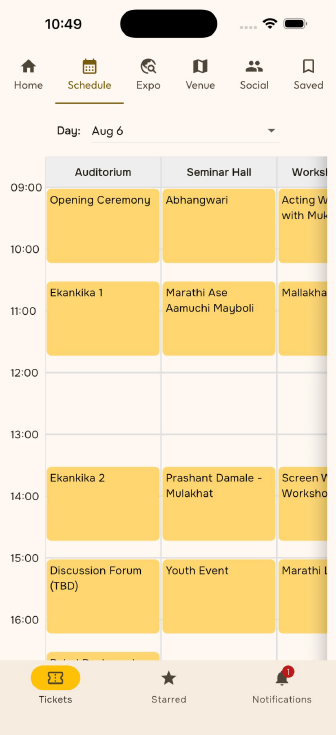 Program Schedule