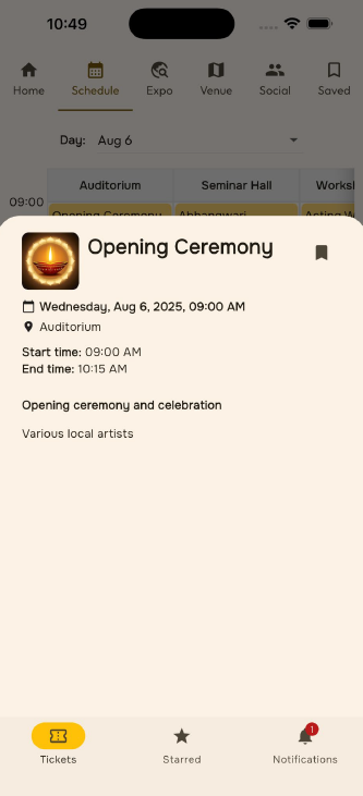Program Schedule